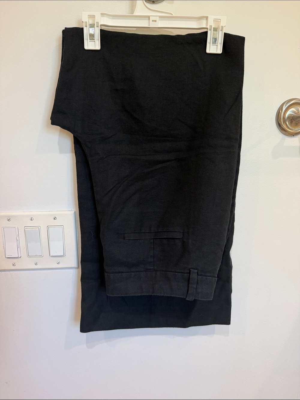 J. Crew Wide Leg Pants in Black